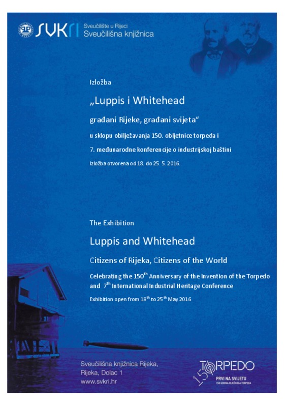Katalog izložbe "Luppis i Whitehead - građani Rijeke, građani svijeta"