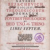 <h3>Teologi, Casisti e Controuersisti - Sancti Patres et Scripturistae</h3>