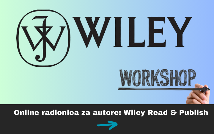Online radionica za hrvatske autore: Wiley Read & Publish
