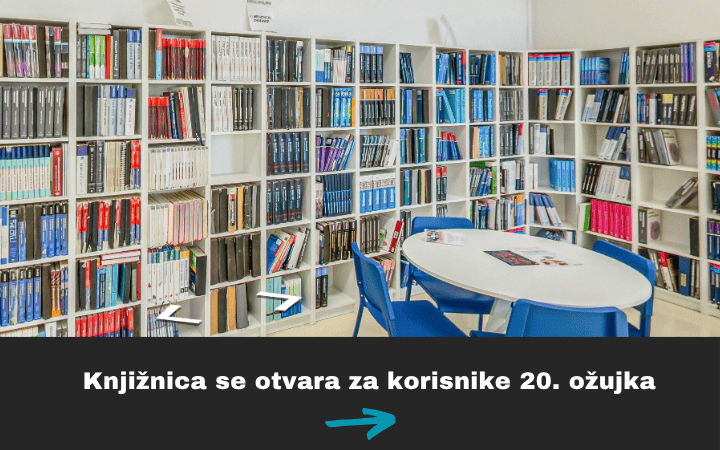 Obavijest o otvaranju knjižnice