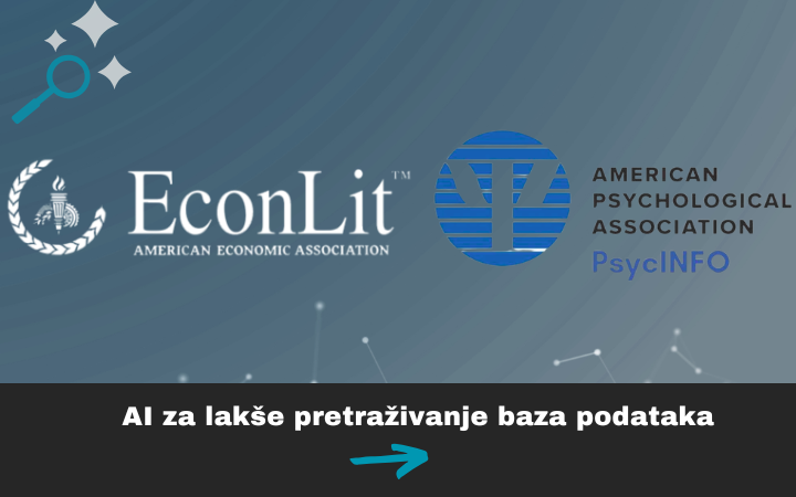 Novina u bazama podataka APA PsycINFO i EconLit: AI pomoć za lakše pretraživanje