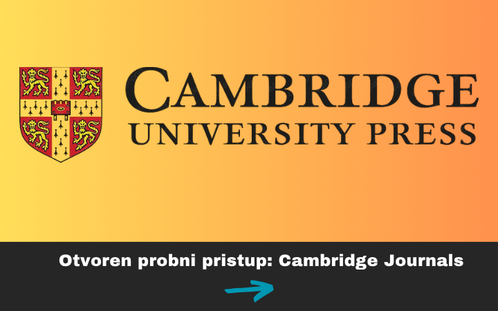 Cambridge journals je omogućio probni pristup do15. prosinca 2026.