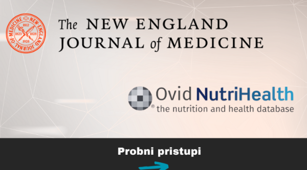 Otvoren probni pristup na časopis New England Journal of Medicine i bazu podataka NutriHealth