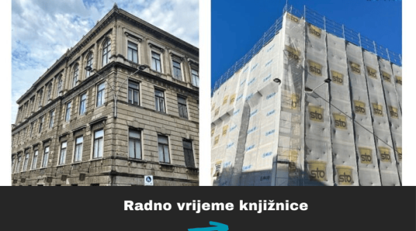 Obavijest o radnom vremenu knjižnice