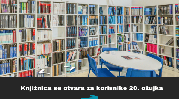 Obavijest o otvaranju knjižnice