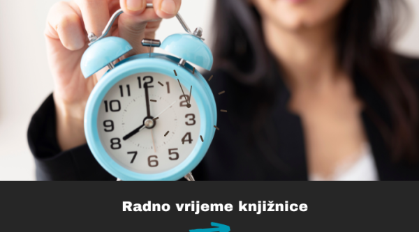 Radno vrijeme knjižnice tijekom predstojećeg praznika