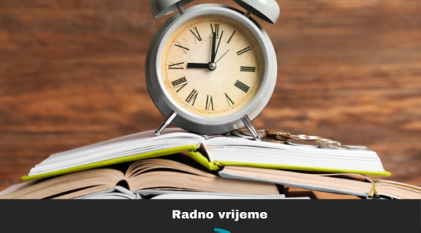 Radno vrijeme knjižnice od 1. listopada