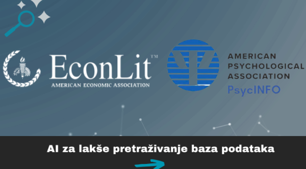 Novina u bazama podataka APA PsycINFO i EconLit: AI pomoć za lakše pretraživanje