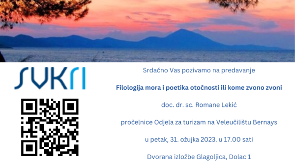 Predavanje Filologija mora i poetika otočnosti